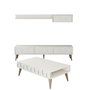 Hanah Home Lyon 3 - Crema y Nogal